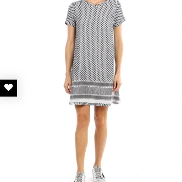 cecilie copenhagen 1005 Dress 1, O, Short Sleeves black and cream​​​​​​​​​ - Picture 16 of 16